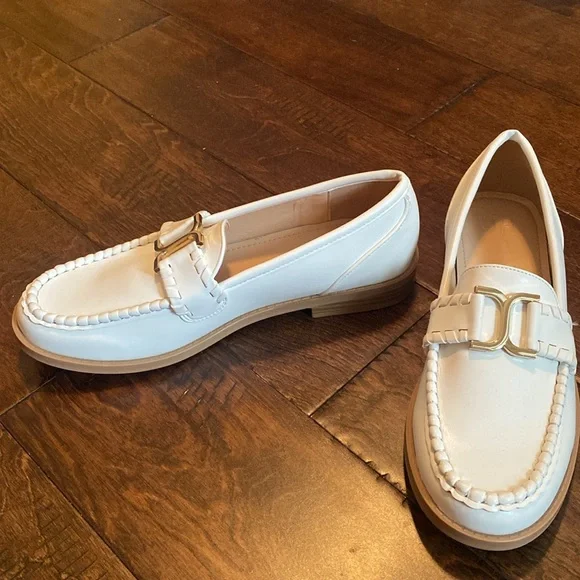 JF birch white loafer- Olena style sz 6.5 - Picture 2 of 7